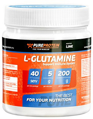 PureProtein L-Glutamine, 200 гр