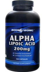 Body Strong Alpha Lipoic Acid, 360 капс