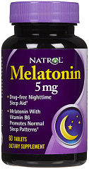 Natrol Melatonin 5 мг, 60 таб