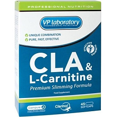VP Laboratory CLA & L-carnitine, 45 капс