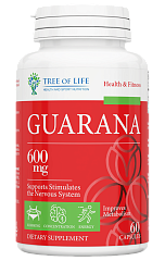 Tree of Life Guarana 600 мг, 60 капс