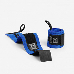 Better bodies 130273-967 Elastic Wrist Wraps, Black/Blue