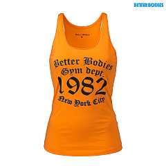 Better bodies 110726-240  Raw jersey tank майка, оранжевая