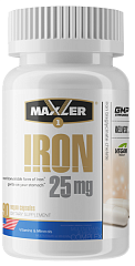 Maxler Iron 25 мг Bisglycinate Chelate, 90 капс