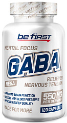 Be First GABA Mega 550 мг, 120 капс