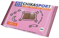 Chikalab Chika Sport Протеиновый молочный шоколад без сахара, 100 гр