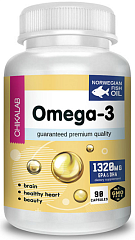 Chikalab Omega-3 высокой концентрации 1320 мг, 90 капс