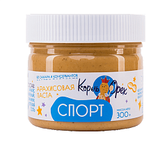 Король Орех Паста арахисовая Спорт, 300 гр