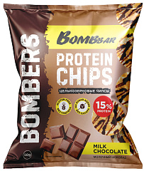 Bombbar Чипсы цельнозерновые протеиновые, 50 гр