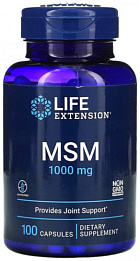 Life Extension MSM 1000 мг, 100 капс