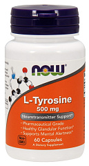 NOW L-Tyrosine 500 mg, 60 капс