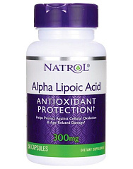 Natrol Alpha Lipoic Acid 300 мг, 50 капс