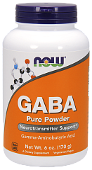 NOW Gaba Pure Powder, 170 гр