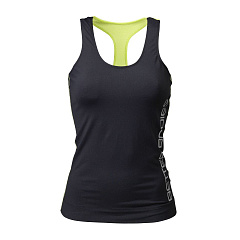 Better bodies 110708-963 Athlete T-back Спортивная майка женская, черный/лайм