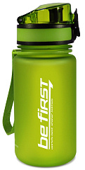 Be First Бутылка с крышкой с защитой для воды Тритан (BF13034), 350 мл