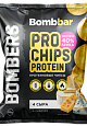 Bombbar Чипсы цельнозерновые протеиновые Pro Chips, 50 гр