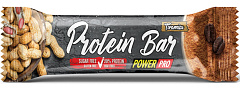 PowerPro Protein Bar без добавления сахара с жареным арахисом, 40 гр