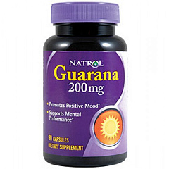 Natrol Guarana 200 mg, 90 капс