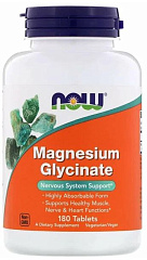 NOW Magnesium Glycinate, 180 таб
