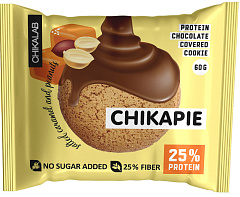 Chikalab Chikapie Протеиновое печенье в шоколаде с начинкой, 60 гр