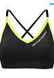 Better bodies 110655-963 Спортивный топ Cherry Hill Short top, черный/лайм