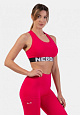 Nebbia 410 Medium Impact Cross Back Sports Bra, розовый