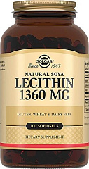 Solgar Lecithin 1360 mg, 100 капс