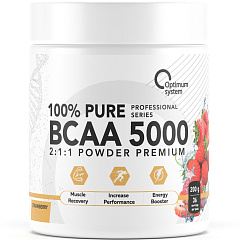 Optimum System BCAA 5000 Powder, 200 гр