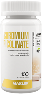 Maxler Chromium Picolinate 250 мкг, 100 капс