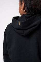 Nebbia 825 Long Hoodie "Intense Focus", чёрный