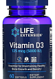 Life Extension Vitamin D3 125 мкг (5000 IU), 60 капс