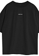 Kultlab Мужская футболка Oversize Merch Bodybuilder, чёрная - серая
