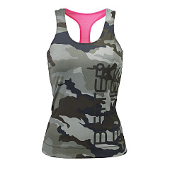 Better bodies 110708-673 Athlete T-back Спортивная майка женская, камуфляжная