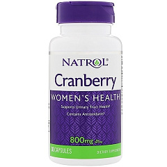 Natrol Cranberry 800 mg, 30 капс