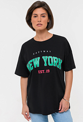 EAZYWAY Футболка женская (2W09.515.3), чёрная