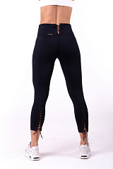 Nebbia 661 Lace-up 7/8 leggings, чёрный