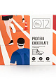 Kultlab Футболка мужская с серым логотипом, синяя - серая