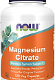 NOW Magnesium Citrate, 120 капс