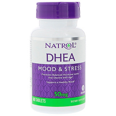 Natrol DHEA 50 mg, 60 таб